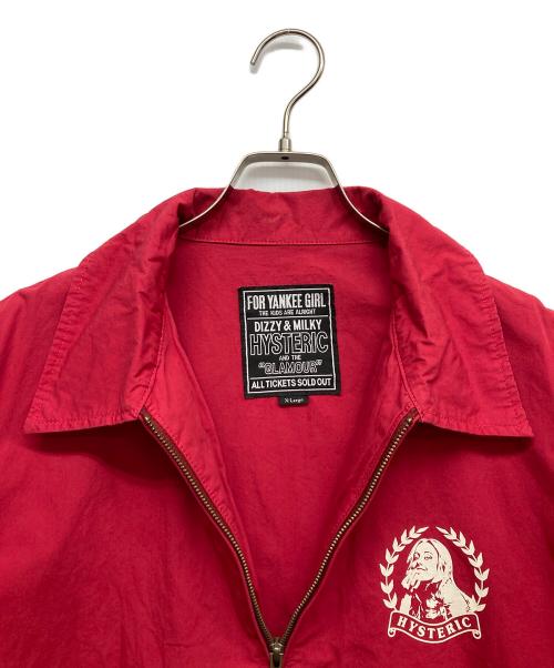 Hysteric Glamour（ヒステリックグラマー）Hysteric Glamour (ヒステリックグラマー) スイングトップ レッド サイズ:XLの古着・服飾アイテム