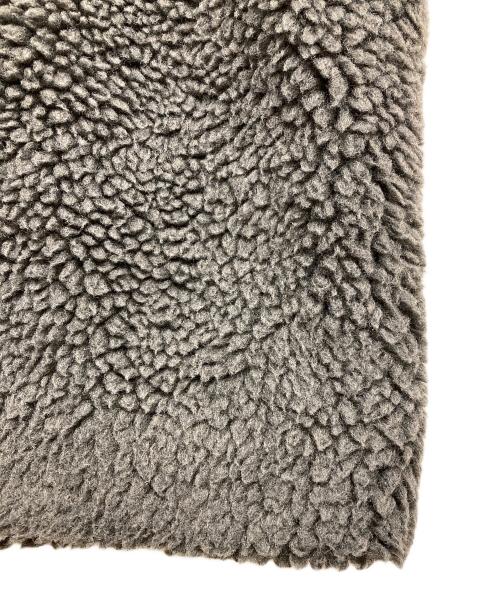 JOURNAL STANDARD relume（ジャーナルスタンダード レリューム）JOURNAL STANDARD relume (ジャーナルスタンダード レリューム) ウォッシャブルボアマフラー付きブルゾン グレー サイズ:Fの古着・服飾アイテム