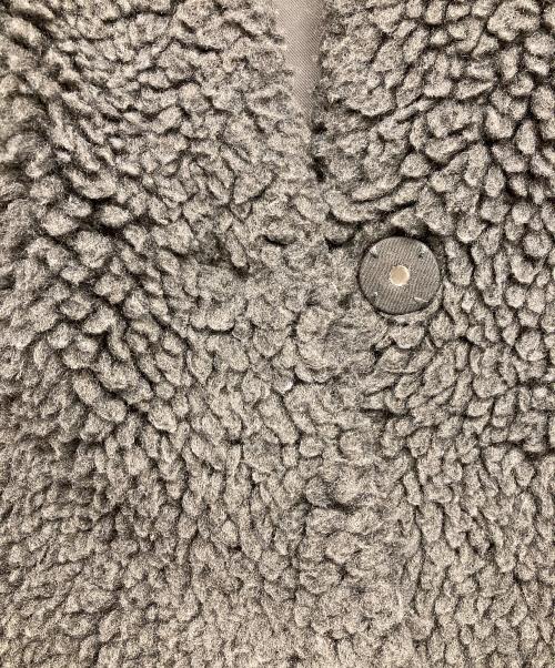 JOURNAL STANDARD relume（ジャーナルスタンダード レリューム）JOURNAL STANDARD relume (ジャーナルスタンダード レリューム) ウォッシャブルボアマフラー付きブルゾン グレー サイズ:Fの古着・服飾アイテム