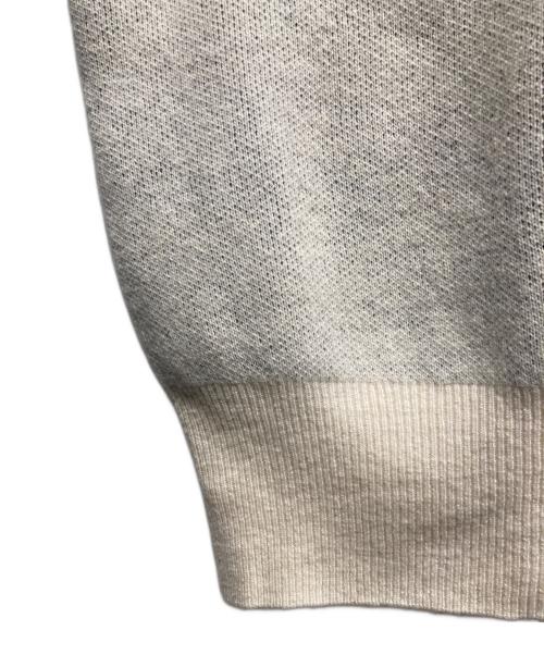 Spick and Span（スピック＆スパン）Spick and Span (スピックアンドスパン) ダブルジャガードロゴニット ベージュ サイズ:FREEの古着・服飾アイテム