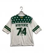 Hysteric Glamourヒステリックグラマー）の古着「CHERRY BOMB 五分袖Tシャツ」｜グリーン