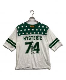 Hysteric Glamour（ヒステリックグラマー）の古着「CHERRY BOMB 五分袖Tシャツ」｜グリーン