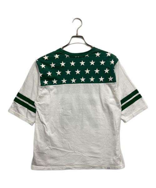 Hysteric Glamour（ヒステリックグラマー）Hysteric Glamour (ヒステリックグラマー) CHERRY BOMB 五分袖Tシャツ グリーン サイズ:FREEの古着・服飾アイテム