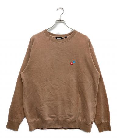 maturely スウェット -(M位) ベージュx茶系x黒等(総柄) 【古着】【中古】 comfortsweatshirt-br-img3.jpg