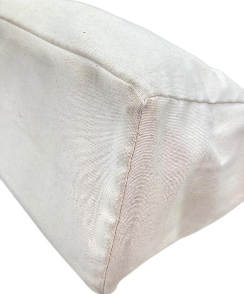 IL BISONTE（イル ビゾンテ）IL BISONTE (イル ビゾンテ) キャンバスハンドバッグ ベージュの古着・服飾アイテム