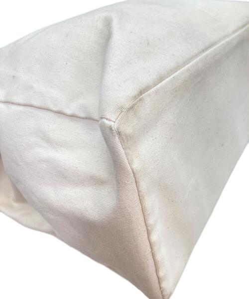 IL BISONTE（イル ビゾンテ）IL BISONTE (イル ビゾンテ) キャンバスハンドバッグ ベージュの古着・服飾アイテム