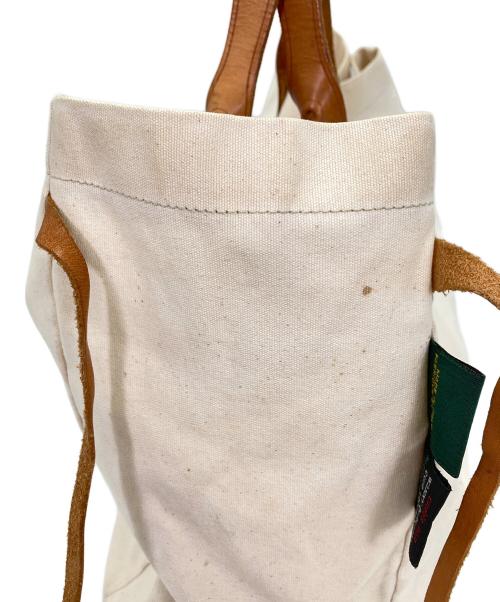 IL BISONTE（イル ビゾンテ）IL BISONTE (イル ビゾンテ) キャンバスハンドバッグ ベージュの古着・服飾アイテム