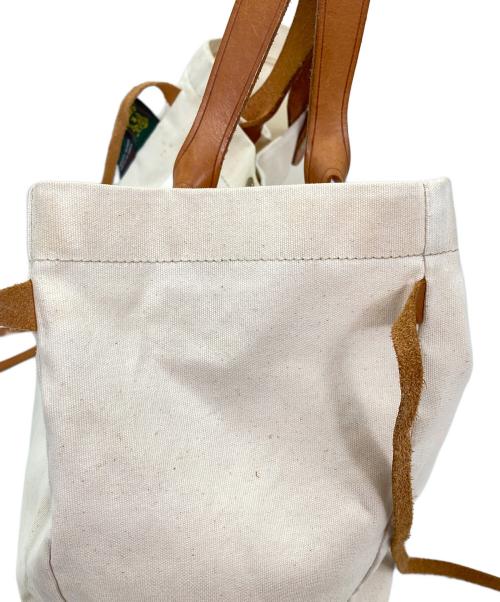 IL BISONTE（イル ビゾンテ）IL BISONTE (イル ビゾンテ) キャンバスハンドバッグ ベージュの古着・服飾アイテム