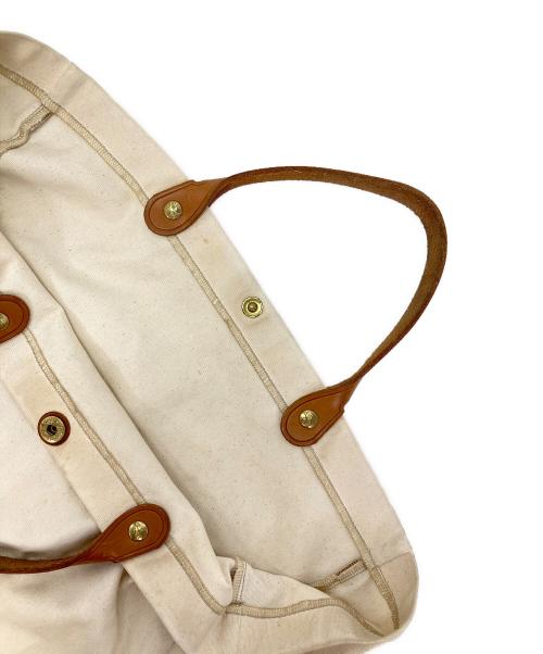 IL BISONTE（イル ビゾンテ）IL BISONTE (イル ビゾンテ) キャンバスハンドバッグ ベージュの古着・服飾アイテム