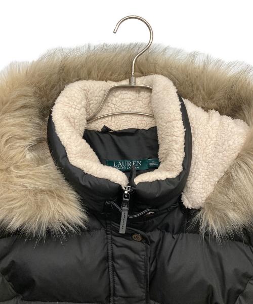 LAUREN RALPH LAUREN（ローレンラルフローレン）LAUREN RALPH LAUREN (ローレンラルフローレン) ダウンコート ブラック サイズ:Mの古着・服飾アイテム