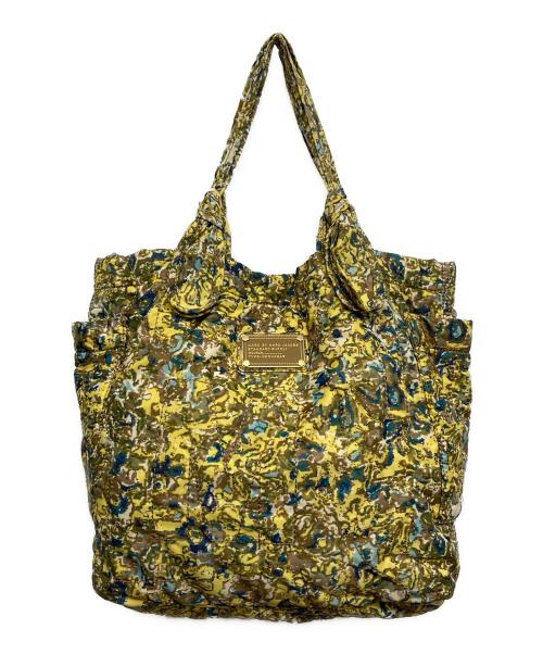 Marc by Marc Jacobs（マークバイマークジェイコブス）Marc by Marc Jacobs (マークバイマークジェイコブス) ナイロン総柄トートバッグ イエローの古着・服飾アイテム
