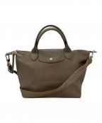 LONGCHAMPロンシャン）の古着「ル プリアージュネオショルダーバッグ」｜ベージュ