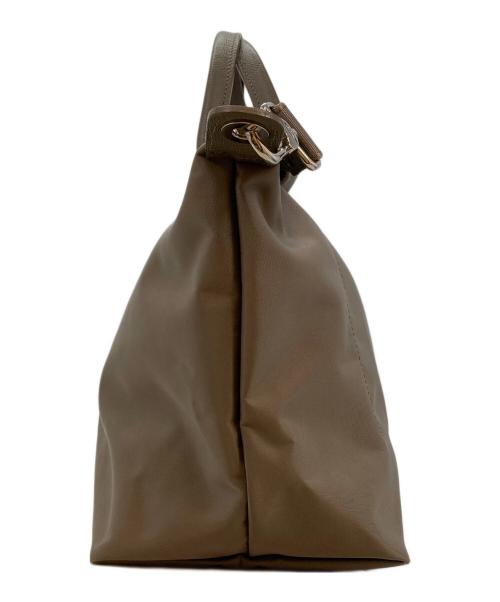 LONGCHAMP（ロンシャン）LONGCHAMP (ロンシャン) ル プリアージュネオショルダーバッグ ベージュの古着・服飾アイテム