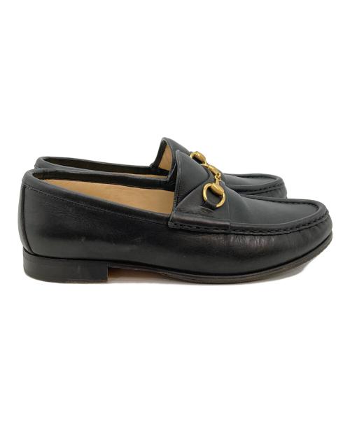 GUCCI（グッチ）GUCCI (グッチ) ビットローファー ブラック サイズ:36 1/2の古着・服飾アイテム
