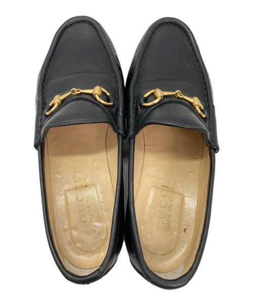 GUCCI（グッチ）GUCCI (グッチ) ビットローファー ブラック サイズ:36 1/2の古着・服飾アイテム