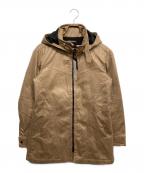 HIDE AWAYS NICOLEハイダウェイ二コル）の古着「レザー調プリントスウェードコート」｜ブラウン