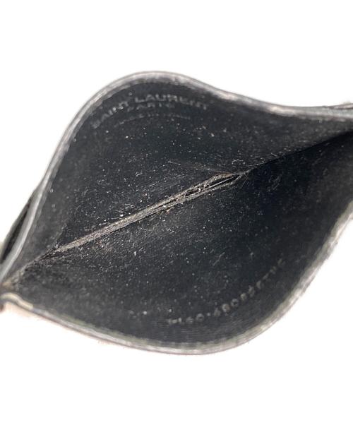 Saint Laurent Paris（サンローランパリ）Saint Laurent Paris (サンローランパリ) カードケース ブラックの古着・服飾アイテム