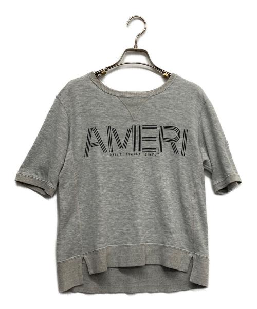 Americana（アメリカーナ）Americana (アメリカーナ) 半袖カットソー グレー サイズ:-の古着・服飾アイテム