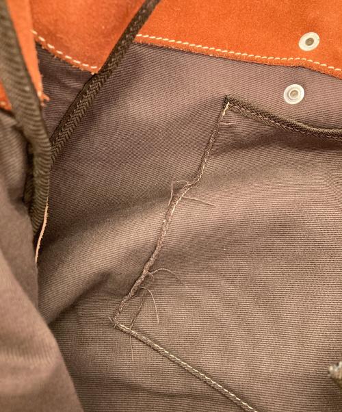 LOXWOOD（ロックスウッド）LOXWOOD (ロックスウッド) スウェードトートバッグ ブラウンの古着・服飾アイテム