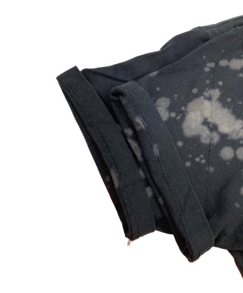 THE BLACK EYE PATCH（ブラックアイパッチ）THE BLACK EYE PATCH (ブラックアイパッチ) SMALL OG ACID SPLATTERED TEE ブラック サイズ:Sの古着・服飾アイテム