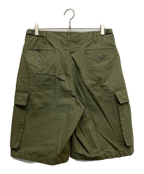 stussy（ステューシー）stussy (ステューシー) cargo shorts ripstop カーキ サイズ:28 未使用品の古着・服飾アイテム