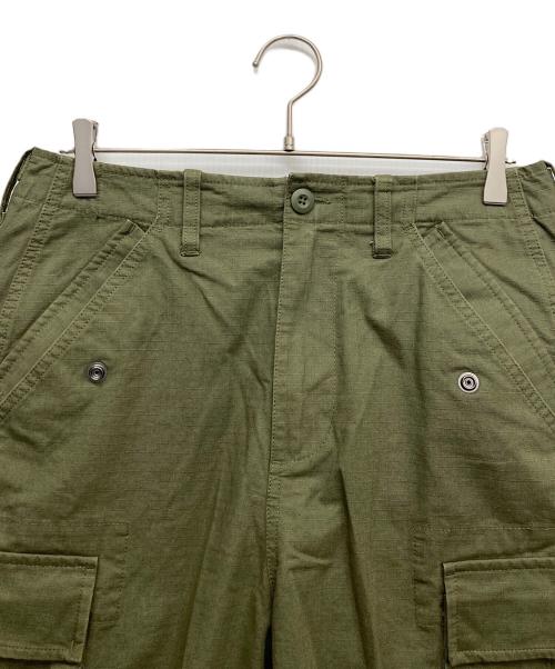 stussy（ステューシー）stussy (ステューシー) cargo shorts ripstop カーキ サイズ:28 未使用品の古着・服飾アイテム