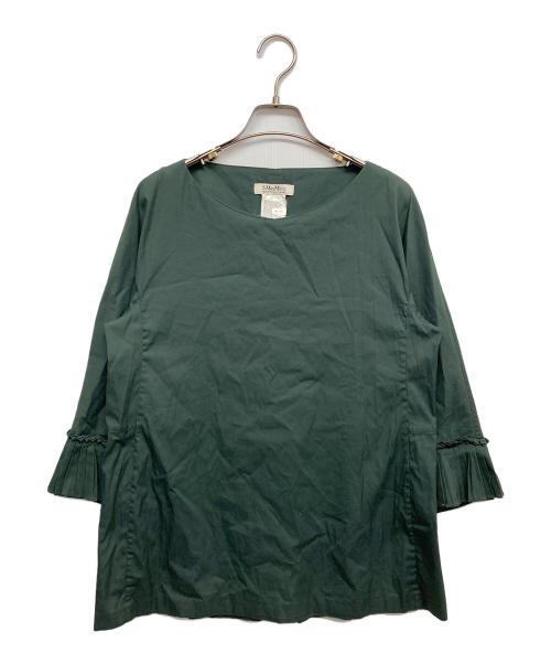 'S Max Mara（エスマックスマーラ）'S Max Mara (エスマックスマーラ) 長袖ブラウス グリーン サイズ:44の古着・服飾アイテム