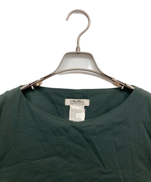 'S Max Mara（エスマックスマーラ）'S Max Mara (エスマックスマーラ) 長袖ブラウス グリーン サイズ:44の古着・服飾アイテム