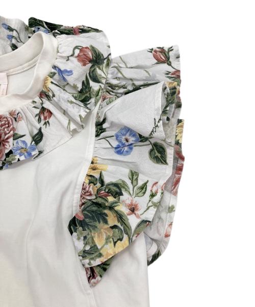 SEE BY CHLOE（シーバイクロエ）SEE BY CHLOE (シーバイクロエ) フリル半袖カットソー ホワイト サイズ:Mの古着・服飾アイテム