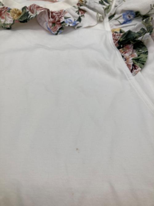 SEE BY CHLOE（シーバイクロエ）SEE BY CHLOE (シーバイクロエ) フリル半袖カットソー ホワイト サイズ:Mの古着・服飾アイテム