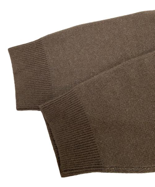 HUF（ハフ）HUF (ハフ) クルーネックニット ブラウン サイズ:XXLの古着・服飾アイテム