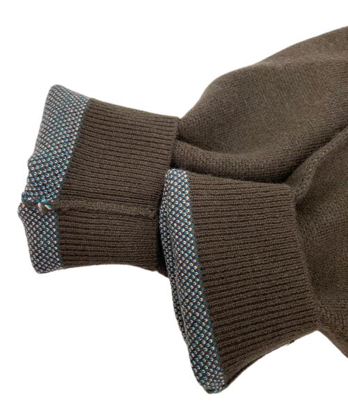 HUF（ハフ）HUF (ハフ) クルーネックニット ブラウン サイズ:XXLの古着・服飾アイテム