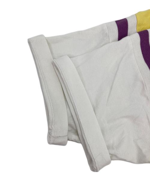 BAPE BY A BATHING APE（ベイプバイアベイシングエイプ）BAPE BY A BATHING APE (ベイプバイアベイシングエイプ) BABY MILO フットボールTシャツ ホワイト サイズ:Lの古着・服飾アイテム