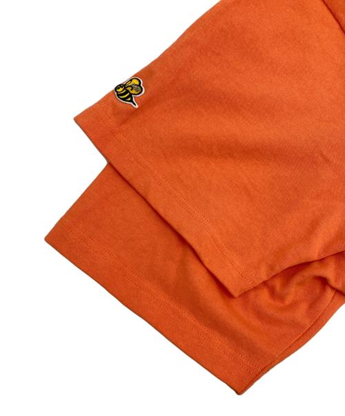 A BATHING APE（アベイシングエイプ）A BATHING APE (アベイシングエイプ) 半袖ポロシャツ オレンジ サイズ:Lの古着・服飾アイテム