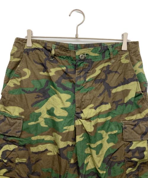 US ARMY（ユーエスアーミー）US ARMY (ユーエスアーミー) 60ｓ 4thカモ柄ャングルファティーグパンツ グリーン サイズ:MEDIUM LONGの古着・服飾アイテム