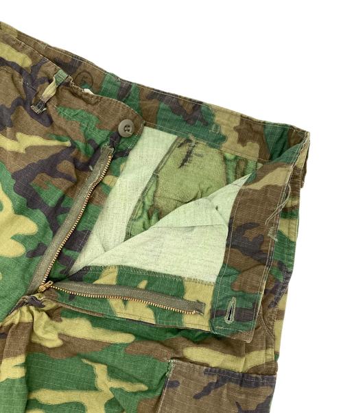 US ARMY（ユーエスアーミー）US ARMY (ユーエスアーミー) 60ｓ 4thカモ柄ャングルファティーグパンツ グリーン サイズ:MEDIUM LONGの古着・服飾アイテム