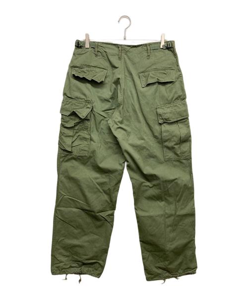 US ARMY（ユーエスアーミー）US ARMY (ユーエスアーミー) 60s 4thジャングルファティーグパンツ グリーン サイズ:LONG MEDIUMの古着・服飾アイテム