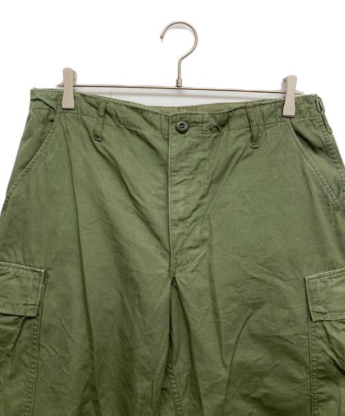 US ARMY（ユーエスアーミー）US ARMY (ユーエスアーミー) 60s 4thジャングルファティーグパンツ グリーン サイズ:LONG MEDIUMの古着・服飾アイテム