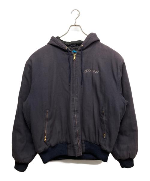 Tri Mountain（トライマウンテン）TRI MOUNTAIN (トライマウンテン) ダック地パーカージャケット ブラック サイズ:ＸＬ　の古着・服飾アイテム