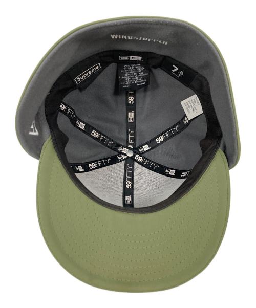 New Era（ニューエラ）New Era (ニューエラ) Supreme (シュプリーム) ウィンドストッパー イヤーフラップ ボックスロゴ ニューエラ キャップ グリーン サイズ:58.7cmの古着・服飾アイテム