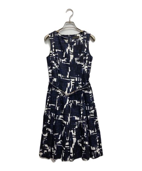 TOMORROW LAND collection（トゥモローランドコレクション）TOMORROW LAND collection (トゥモローランドコレクション) ノースリーブワンピース ネイビー サイズ:38の古着・服飾アイテム