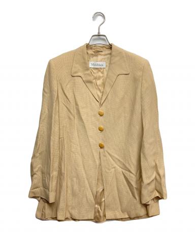 中古・古着通販】MaxMara (マックスマーラ) テーラードジャケット