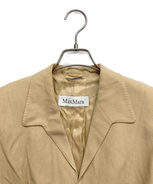 MaxMara（マックスマーラ）MaxMara (マックスマーラ) テーラードジャケット ベージュ サイズ:42の古着・服飾アイテム