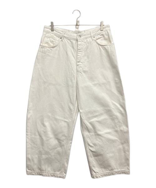 STUDIO NICHOLSON（スタジオ ニコルソン）STUDIO NICHOLSON (スタジオ ニコルソン) ZARA (ザラ) デニムパンツ ホワイト サイズ:USA32の古着・服飾アイテム