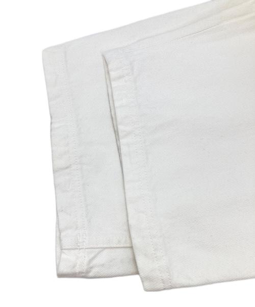 STUDIO NICHOLSON（スタジオ ニコルソン）STUDIO NICHOLSON (スタジオ ニコルソン) ZARA (ザラ) デニムパンツ ホワイト サイズ:USA32の古着・服飾アイテム