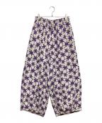Needlesニードルズ）の古着「総柄イージーパンツ」｜パープル