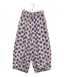 Needles（ニードルズ）の古着「総柄イージーパンツ」｜パープル