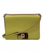 FURLAフルラ）の古着「レザーショルダーバッグ」｜イエロー