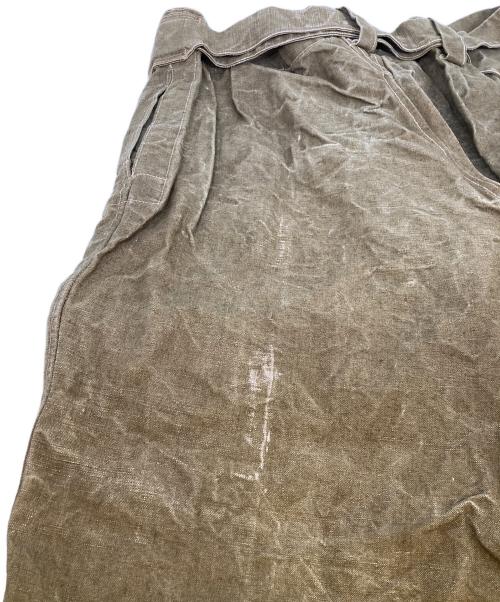 French Army（フランス軍）French Army (フレンチアーミー) 40ｓ前期型M-35モーターサイクルパンツ グリーン サイズ:記載無の古着・服飾アイテム