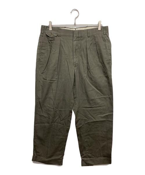 BROOKS BROTHERS（ブルックスブラザーズ）BROOKS BROTHERS (ブルックスブラザーズ) 80‘ｓツータックパンツ ブラウン サイズ:無しの古着・服飾アイテム